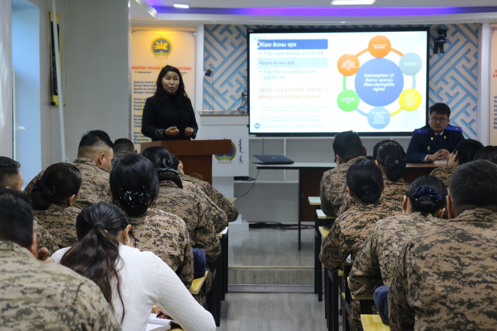ЭРҮҮ ШҮҮЛТЭЭС АНГИД БАЙХ ЭРХИЙН ТАЛААР СУРГАЛТ ЗОХИОН БАЙГУУЛАВ